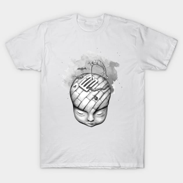 Horror Movies in My Head T-Shirt by OnstOn